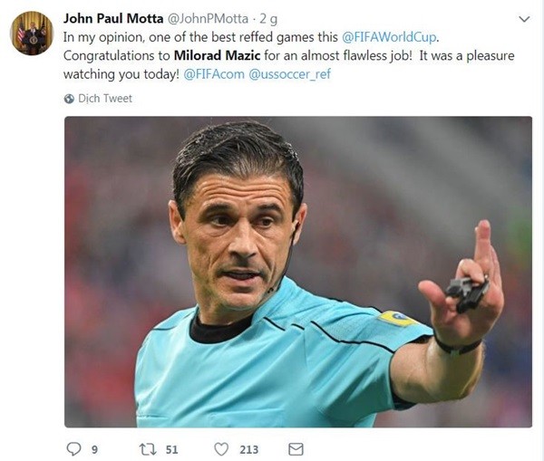 Trọng tài được ca ngợi vì 3 lần từ chối cho Brazil hưởng penalty - Bóng Đá