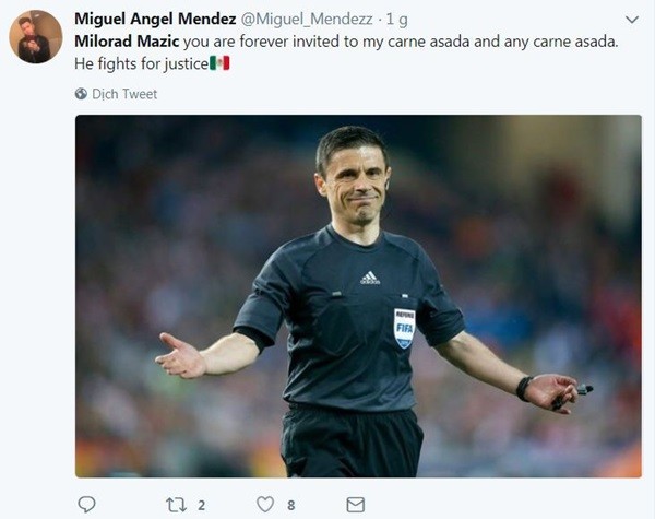Trọng tài được ca ngợi vì 3 lần từ chối cho Brazil hưởng penalty - Bóng Đá