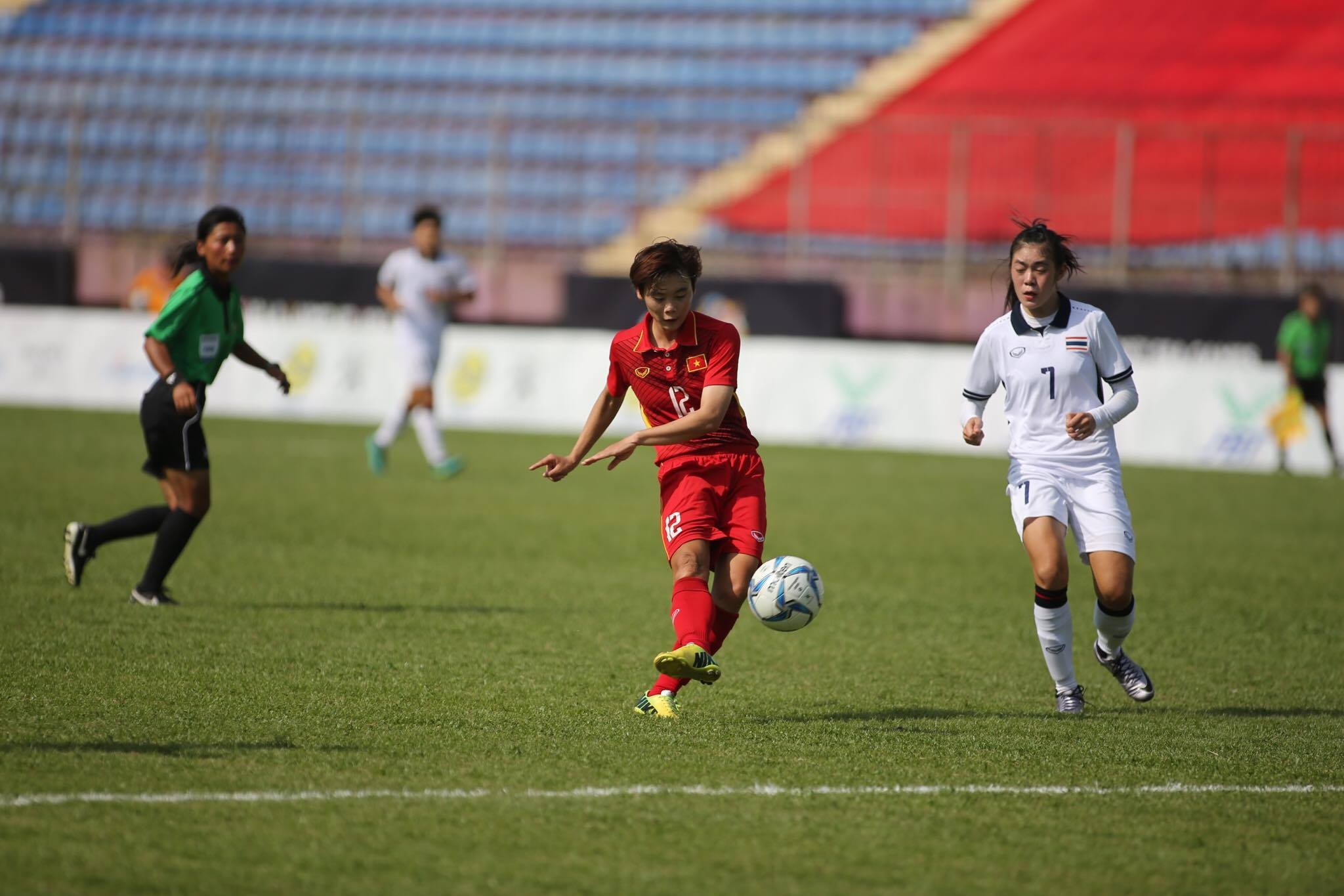 Trực tiếp SEA Games 29 (22/08): Hải Yến mở tỷ số cho tuyển nữ Việt Nam - Bóng Đá