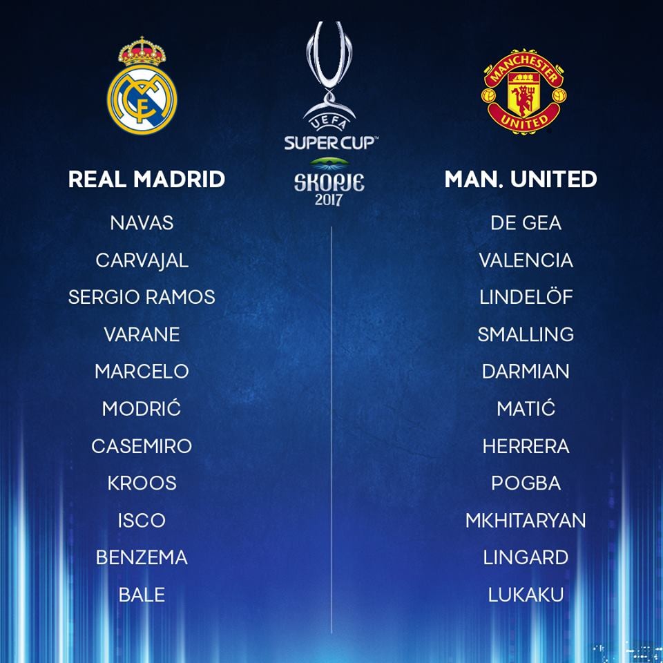 ĐH ra sân Real Madrid vs Man Utd: Không Ronaldo, có Matic - Bóng Đá