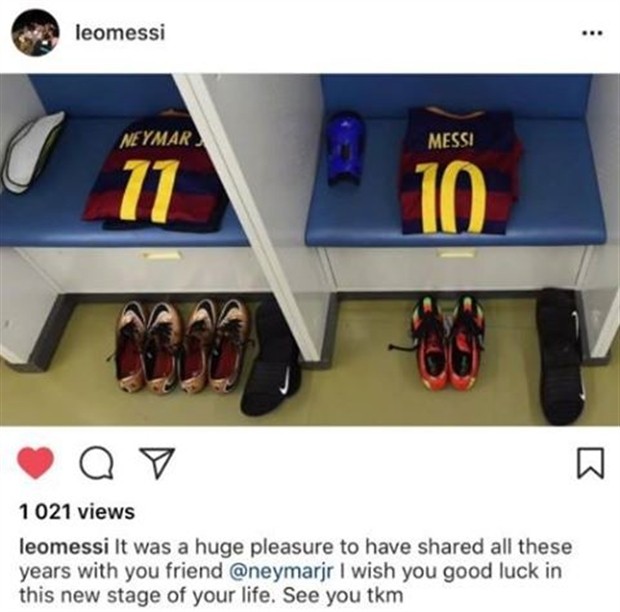 Messi CHÍNH THỨC chia tay Neymar trên trang cá nhân - Bóng Đá