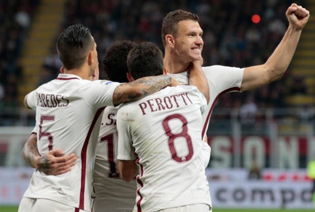 Dzeko tỏa sáng, Roma nhấn chìm Milan ngay tại San Siro - Bóng Đá