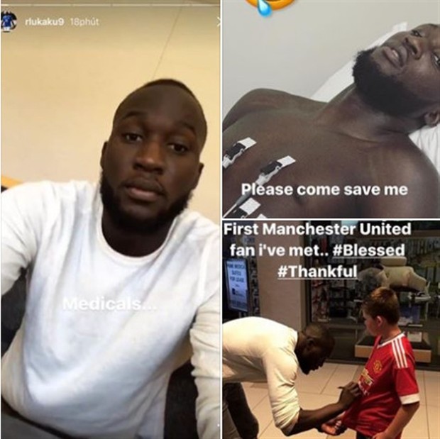 Khoe kiểm tra y tế, Lukaku liên tục 'thả thính' với fan Man Utd - Bóng Đá