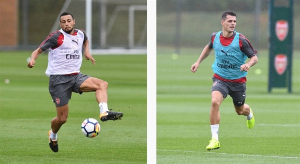 Ramsey đầy phấn khích khi đồng đội té sấp mặt trên sân - Bóng Đá