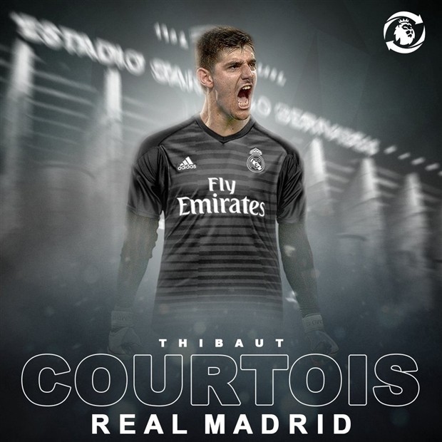 Chùm ảnh courtois tới Real - Bóng Đá