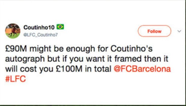 100 triệu euro chỉ mua được miếng bó gối của Coutinho - Bóng Đá