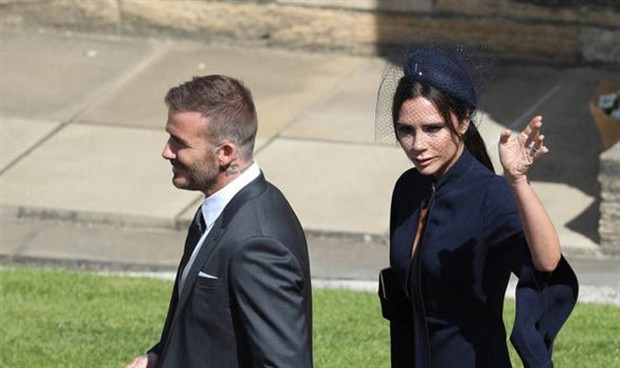 Vợ chồng Beckham nổi bật tại lễ cưới hoàng gia - Bóng Đá
