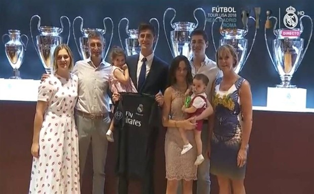 Chùm ảnh courtois tới Real - Bóng Đá