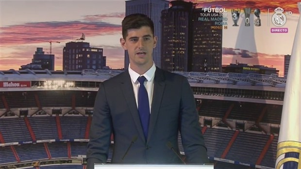 Chùm ảnh courtois tới Real - Bóng Đá