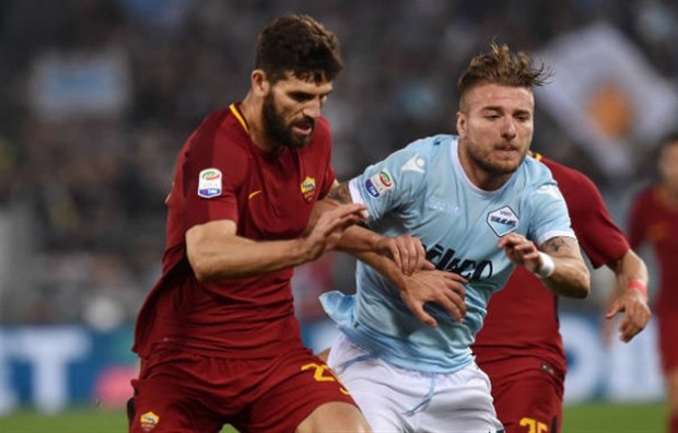 Bàn thắng thì không, nhưng thẻ đỏ lại xuất hiện tại Derby thành Rome - Bóng Đá