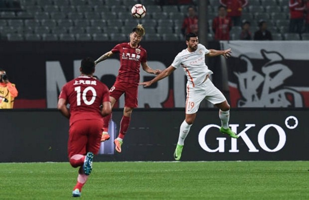 Hulk tỏa sáng, Shanghai SIPG soán ngôi đầu của Shandong Luneng - Bóng Đá