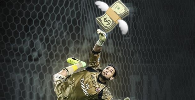 Chùm ảnh: Toàn cảnh Donnarumma 'ngộp' trong biển tiền từ fan Milan - Bóng Đá