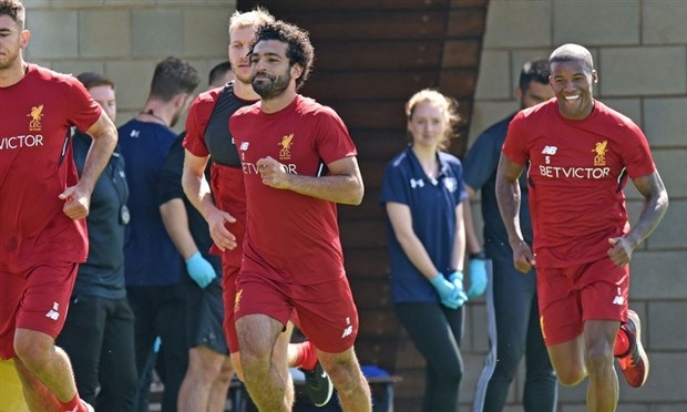 Ngày ấy cũng đã tới, Salah chính thức tập luyện cùng Liverpool - Bóng Đá