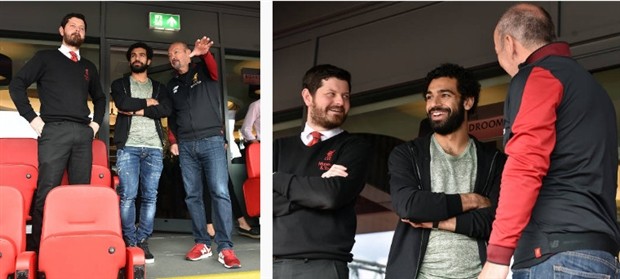 Chùm ảnh: Ngày thứ 2 của Mohamed Salah tại Liverpool - Bóng Đá
