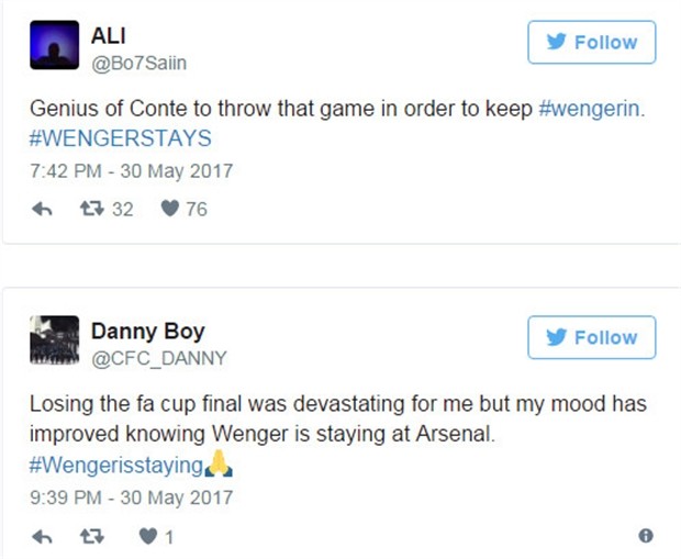 Wenger ở lại, cả nước Anh phản ứng thế nào? - Bóng Đá