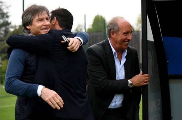 Không còn Pioli, Inter tập luyện dưới sự giám sát của thuyền trưởng Azzurri - Bóng Đá