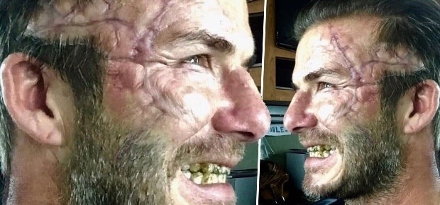 Xót xa với nhan sắc 'xấu tệ' của Beckham trong phim mới - Bóng Đá