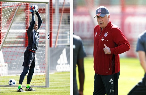 Neuer chính thức trở lại tập, Ancelotti nhẹ cả người - Bóng Đá