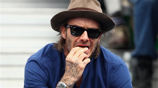 Beckham lại 'giết thời gian' cùng banh nỉ - Bóng Đá