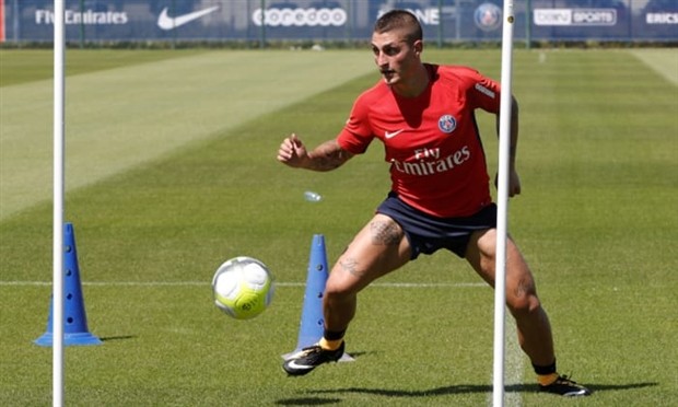 Sau bao sóng gió, Verratti lại tươi cười tập luyện cùng PSG - Bóng Đá