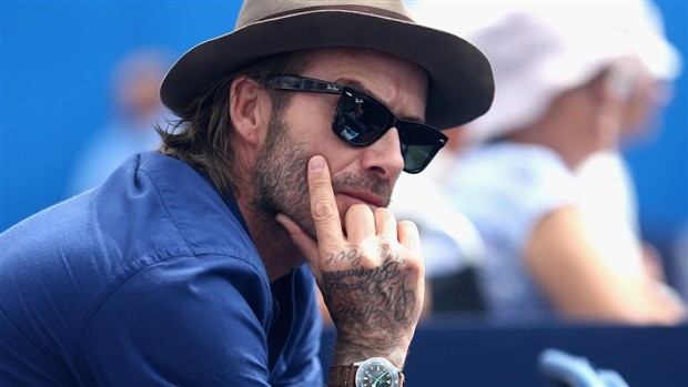 Beckham lại 'giết thời gian' cùng banh nỉ - Bóng Đá