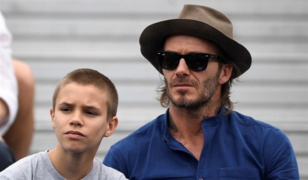 Beckham lại 'giết thời gian' cùng banh nỉ - Bóng Đá