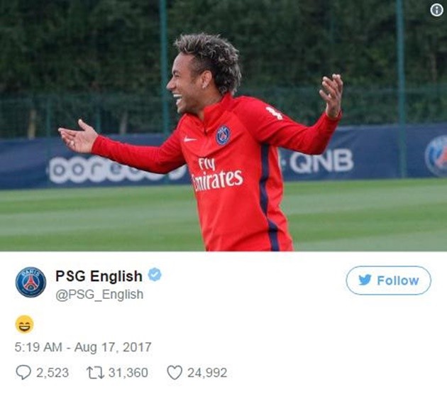 Thua sấp mặt, Barca còn bị PSG giễu cợt thông qua Neymar - Bóng Đá