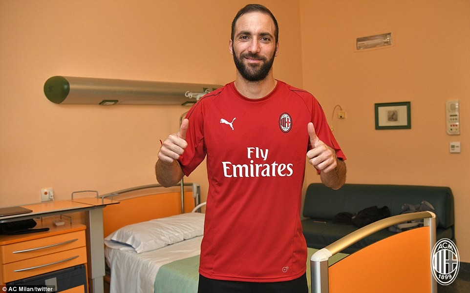 CHÍNH THỨC: Gonzalo Higuain gia nhập AC Milan - Bóng Đá