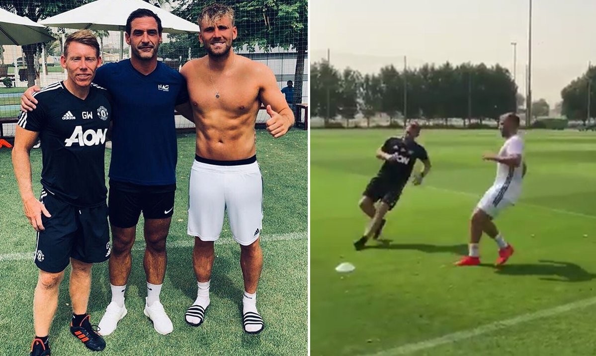 Luke Shaw khoe cơ 6 múi, quyết lấy lại vị trí ở Man Utd - Bóng Đá