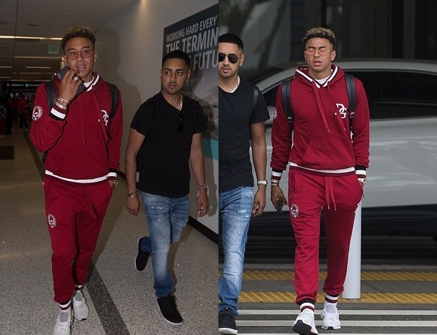 Jesse Lingard diện đồ khá chất khi sang Mỹ đón mùa Hè - Bóng Đá