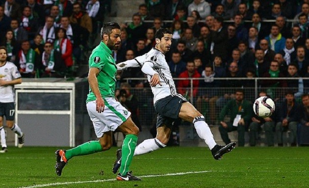 Chùm ảnh: Man Utd hạ gục St Etienne với tỉ số tối thiểu - Bóng Đá