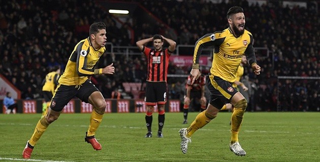 Chùm ảnh: Bournemouth suýt chút nữa đả bại Arsenal - Bóng Đá