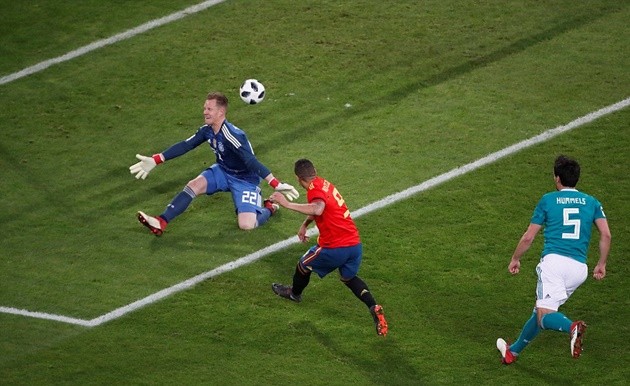 De Gea xuất sắc, Tây Ban Nha vẫn bị cầm hòa bởi siêu phẩm của Muller - Bóng Đá