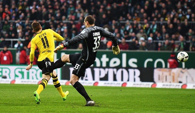 Chùm ảnh: Dortmund nhọc nhằn đả bại Werder Bremen - Bóng Đá