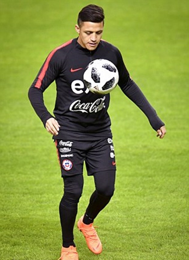 Chile tập  - Bóng Đá