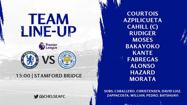 TRỰC TIẾP Chelsea vs Leicester: Luiz dự bị, Morata không được nghỉ - Bóng Đá