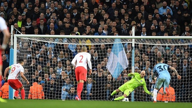 Chùm ảnh: Bùng nổ vào phút chót, Man City thắng nghẹt thở Monaco  - Bóng Đá