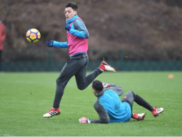 Dàn sao Arsenal phấn chấn tập luyện sau thắng lợi vang dội trước AC Milan - Bóng Đá