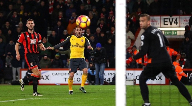Chùm ảnh: Bournemouth suýt chút nữa đả bại Arsenal - Bóng Đá