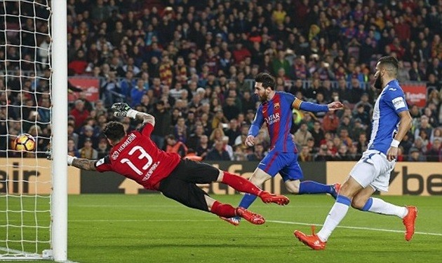 Hai lần xé lưới Leganes, Messi giúp Barca nhọc nhằn giành chiến thắng - Bóng Đá