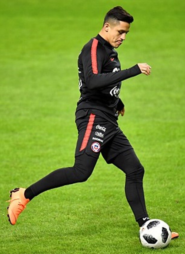 Chile tập  - Bóng Đá