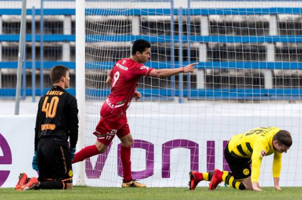 Aubameyang lập cú đúp, Dortmund thắng kịch tính đại diện Bỉ - Bóng Đá