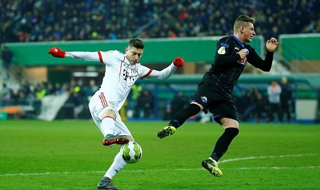 Paderborn 0-6	Bayern Munich: Hùm xám kiêu hãnh vào bán kết - Bóng Đá