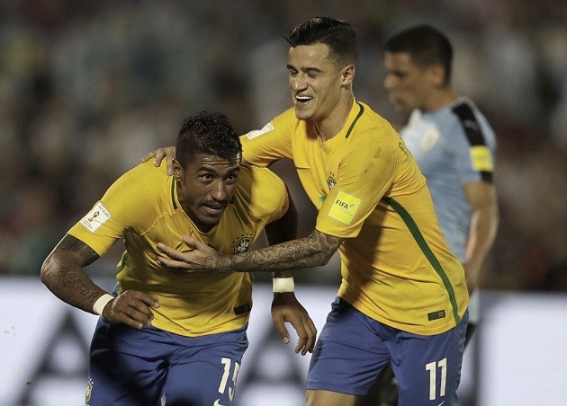 Hat-trick của Paulinho nhấn chìm Uruguay - Bóng Đá
