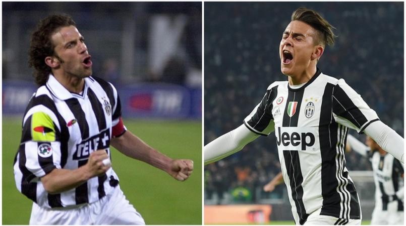 Dybala chẳng có một chút khí chất nào của Del Piero - Bóng Đá