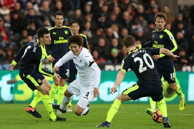 5 điểm nhấn Swansea 0-4 Arsenal: Vừa thắng vừa lo - Bóng Đá