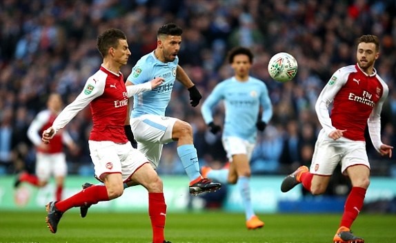 Arsenal sụp đổ sau pha lốp bóng điệu nghệ của Sergio Aguero - Bóng Đá