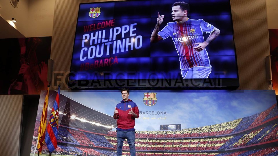 Coutinho họp báo ra mắt Barca - Bóng Đá