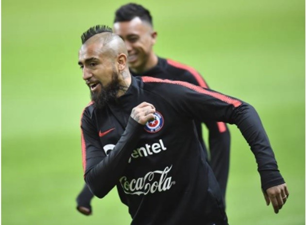 Chile tập  - Bóng Đá