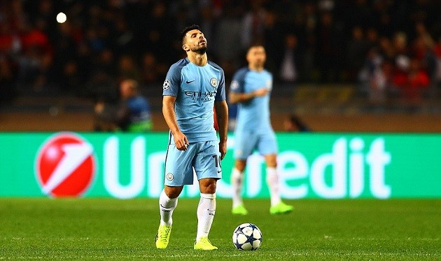 Đá như mơ ngủ, Man City bị Monaco cướp mất vé đi tiếp - Bóng Đá